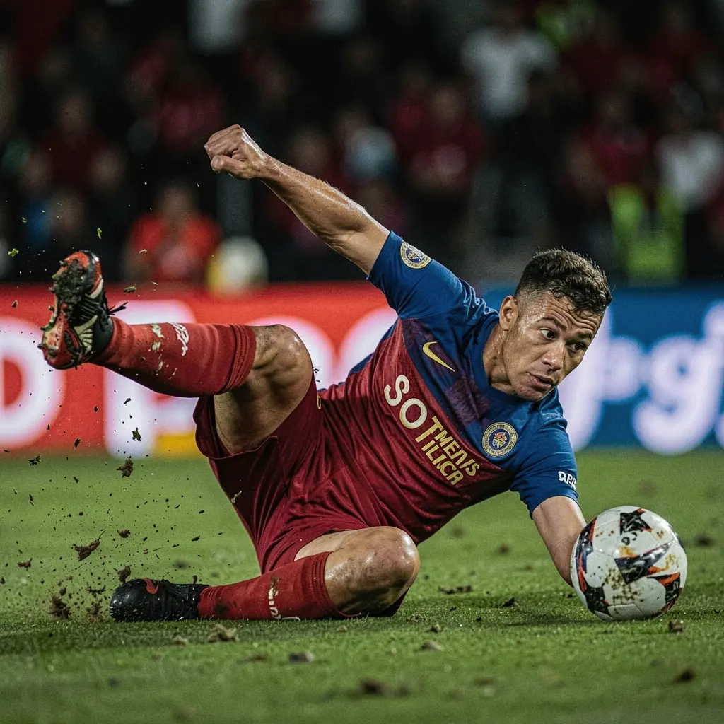 Elegante crupier de casino en vivo de México de pie junto a una mesa de juego con fichas apiladas y máquinas tragamonedas al fondo en WTFWIN WTFWIN – Apuesta en los mejores partidos de fútbol con confianza en México
